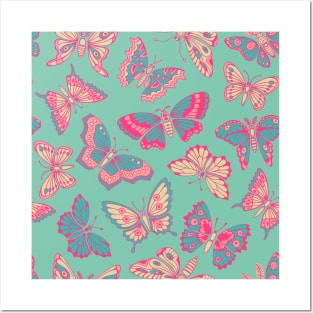 Beautiful Butterfly Pattern Posters and Art